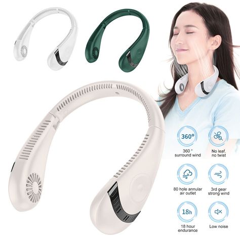 🌀 Portable Neck Fan 💨
