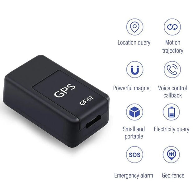 📍 Mini GPS Tracker | 🧲  | 👦👴🚗 |