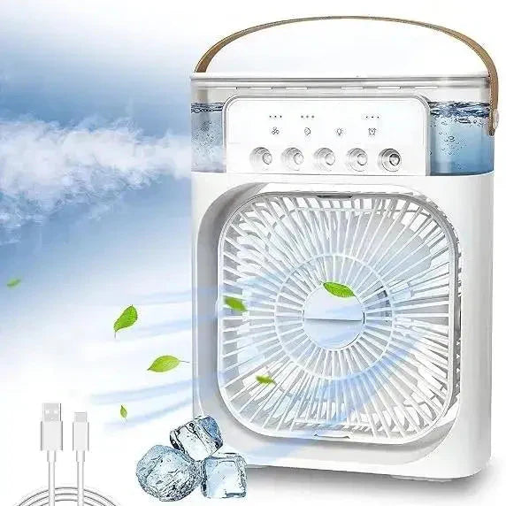 "❄️ Mini Portable Air Cooling Fan 🌬️