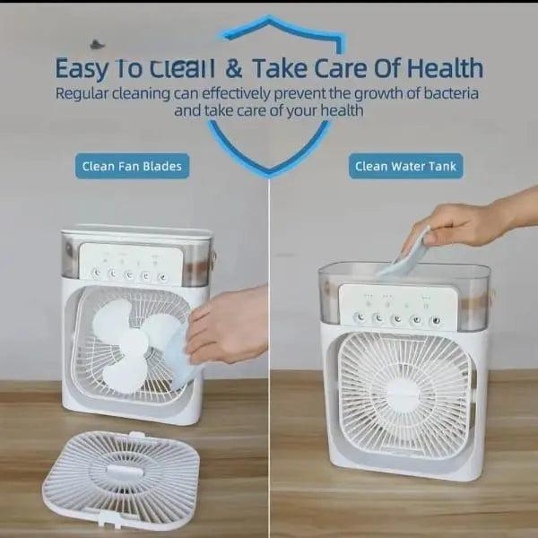 "❄️ Mini Portable Air Cooling Fan 🌬️