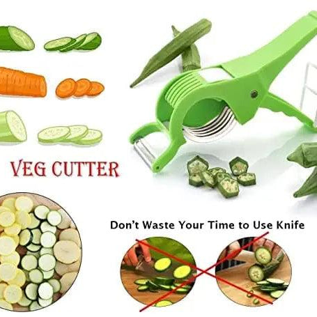 🥕Multi Veg Cutter🔪5 Blade  🍅🌽Cutter & Slicer